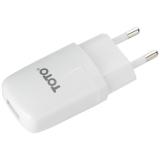 Toto TZV-43 Travel charger 1USB 2,1A White -  1