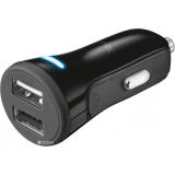 Trust 20W Car Charger with 2 USB port Black (20572) -  1