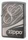 Zippo 28249 80th Anniversary Limited Edition Armor Black Chrome -   2