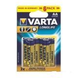 Varta AA bat Alkaline 6 LONGLIFE EXTRA (04106101436) -  1