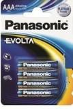 Panasonic AAA bat Alkaline 4 EVOLTA (LR03EGE/4BP) -  1