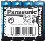 Panasonic AA bat Carbon-Zinc 4 General Purpose (R6BER/4P) -  1
