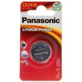 Panasonic CR-2430 bat(3B) Lithium 1 (CR-2430EL/1B) -  1