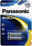 Panasonic AAA bat Alkaline 2шт EVOLTA (LR03EGE/2BP) - фото 1