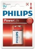 Philips Krona bat Alkaline 1 PowerLife (6LR61P1B) -  1