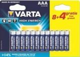 Varta AAA bat Alkaline 8+4 HIGH ENERGY (04903121472) -  1