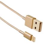 Drobak USB 2.0 AM  Lightning 1.0 Gold (215341) -  1