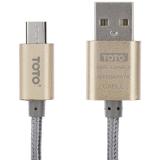 Toto TKG-05 Metal Braided USB cable microUSB 1m Grey -  1
