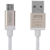 Toto TKG-30 Silk Sreen Metal USB cable microUSB 1m White -  1