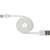 Toto TKG-32 Flat USB cable microUSB 1m White -  1