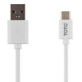 Toto TKG-03 High speed USB 2.0 Type C cable 1m White -  1