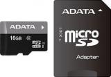 A-data 16 GB microSDHC class 10 UHS-I + SD adapter AUSDH16GUICL10-RA1 -  1