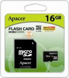 Apacer 16 GB microSDHC Class 10 + SD adapter AP16GMCSH10-R -  1
