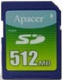 Apacer Secure Digital PRO 512Mb -  1