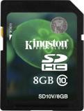 Kingston 8 GB SDHC Class 10 SD10V/8GB -  1