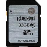 Kingston 32 GB SDHC Class 10 UHS-I SD10VG2/32GB -  1