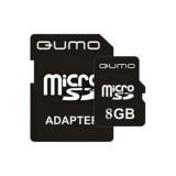 Qumo 8 GB microSDHC + SD adapter -  1