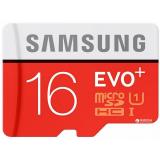 Samsung 16 GB microSDHC Class 10 UHS-I EVO Plus + SD Adapter MB-MC16DA -  1