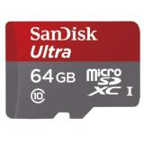 SanDisk 64 GB microSDXC Android Ultra + SD adapter SDSDQUAN-064G-G4A -  1