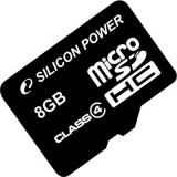 Silicon Power 8 GB microSDHC Class 4 SP008GBSTH004V10 -  1
