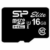 Silicon Power 16 GB microSDHC Class 10 UHS-I Elite SP016GBSTHBU1V10 -  1