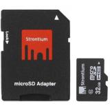 Strontium 32 GB microSDHC Class 10 + SD adapter SR32GTFC10A -  1