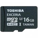Toshiba 16 GB EXCERIA microSDHC UHS-I U3 + SD adapter SD-CX16UHS1(6A) -  1