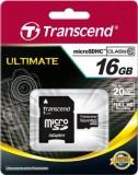 Transcend 16 GB microSDHC class 10 + SD Adapter TS16GUSDHC10 - фото 1