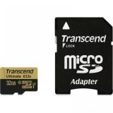 Transcend 32 GB microSDHC UHS-I U3 Ultimate + SD Adapter TS32GUSDU3 -  1