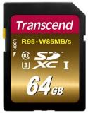 Transcend 64 GB SDXC UHS-I U3 TS64GSDU3 -  1