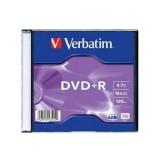 Verbatim DVD+R 4,7GB 16x Slim Case 1 (43515) -  1