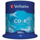Verbatim CD-R 700MB 52x Spindle Packaging 100 (43411) -  1