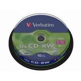 Verbatim CD-RW 700MB 12x Cake Box 10 (43480) -  1