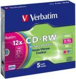 Verbatim CD-RW 700MB 12x Slim Case 5 (43167) -  1