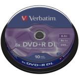 Verbatim DVD+R DL 8,5GB 8x Cake Box 10 (43666) -  1