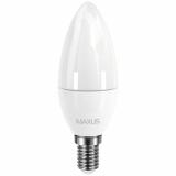 Maxus 1-LED-5311 (C37 CL-F 4W 3000K 220V E14) -  1