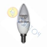 Osram LED Star Classic B40, 5,4W(40)/830, 220-240, CL, E14 (4052899971592) -  1