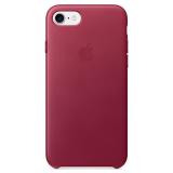 Apple iPhone 7 Leather Case - Berry (MPVG2) -  1