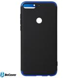 BeCover Super-protect Series  Huawei Y7 Prime 2018 Black/Blue (702248) -  1