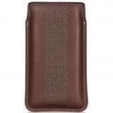 Bling My Thing INFINITY DOTS Brown/White - Pouch for Galaxy S models BMT-INF-DT-BWW-PH-GS -  1
