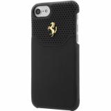 CG Mobile Ferrari Lusso Leather Case iPhone 7 Black/Gold (FEHOGHCP7BK) -  1