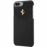 CG Mobile Ferrari Lusso Leather Case iPhone 7 Plus Black/Gold (FEHOGHCP7LBK) -  1