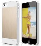 Elago iPhone 5 Outfit Matrix Aluminum Case white/gold (ELS5OFMX-WHGD) -  1