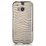 Vouni   HTC One M8 Glimmer Zebra Gold -  1