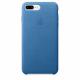 Apple iPhone 7 Plus Leather Case - Sea Blue MMYH2 -   1