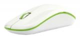 DeTech DE-7069W Wireless Optical Mouse White-Green USB -  1