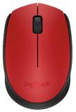 Logitech M171 Wireless Mouse Red-Black USB -  1