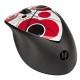 HP H2F39AA X4000 Poppy Mouse Black-Red USB - мини фото 1