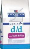 Hill's Prescription Diet Canine D/D Duck & Rice 12  -  1