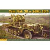 ACE 2cm Flak 38 sfl SdKfz.10/4 (72286) -  1